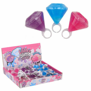ĊRIEKET TAS-SLIME BIL-GLITTER F'ESIBITUR (24 pz.)