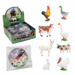 ANIMAL WORLD - Annimali tar-Razzett f'Display (36 pz.)