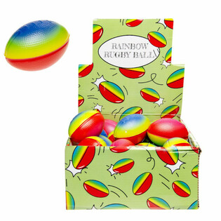 BOLLI TAR-RUGBY ARCOBALENO F'DISPLAY (24 biċċa)