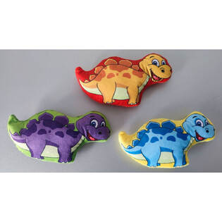 DINOSAWRU TAL-PLUSH - MIX TA' KULURI (24 pz.)
