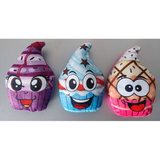 Cupcake tal-Plush - Kuluri Mix (24 pz.)