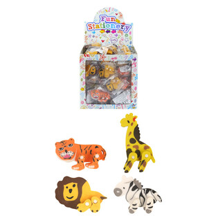GOMOM TAL-ANNIMALI TAL-ĠUNGLA F'DISPLAY (84 pcs)