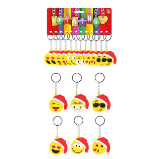 KEYCHAINS SMILEY TAL-MILIED (12-il biċċa)