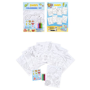 SET TAL-LEWŻA KBIR - MUDELL: SEA LIFE - 22x30x1 CM (12 biċċa)