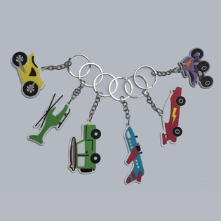 KEYCHAINS - MIX VETTURI (48 biċċa)