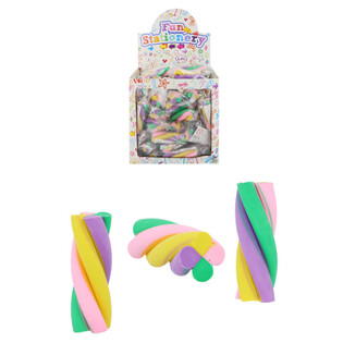 TWIST MARSHMALLOW ERASERS - F'DISPLAY (80 biċċa)