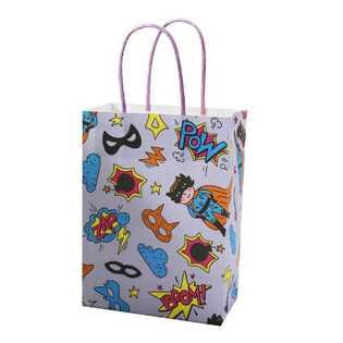 Boroż tar-Rigali tal-Karti Superhero - 16x9x22 cm (12-il biċċa)