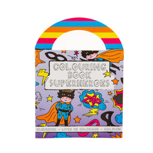 Kotba Żgħar tal-Kulur Superhero bi Stikers (48 biċċa)