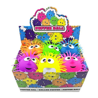 PUFFER BALL BL-GĦAJNEJN - 13CM - F'DISPLAY (12-il biċċa)