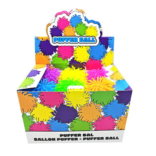 BALLUN PUFFER KBIR - 15CM - F'DISPLAY (12-il wieħed)