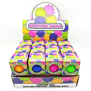 Puffer Ball f'Kaxxa tar-Rigal - 6cm - Fil-Kaxxa u Display (24 biċċa)