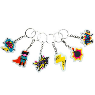 KEYCHAINS TAS-SUPEREROI (48 pz.)