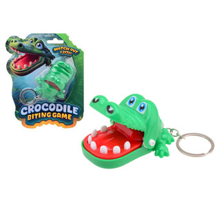 Logħba Kukkudrill li Jigdem Keyring - fuq Karta (24 biċċa)