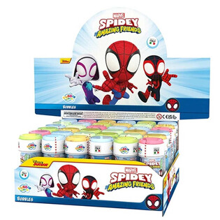 Bżieżaq tas-Sapun Spidey Spiderman Amazing Friends - 60ml - Display (36 biċċa)