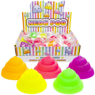 NEON POOP SQUEEZE - MIX TA' KULURI - FIL-DISPLAY (50 biċċa)