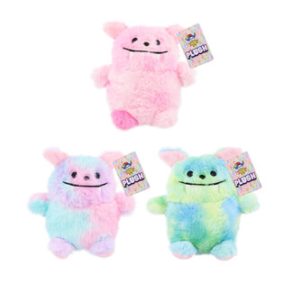 Monstri tal-Plush - 15cm Għoli - Mix ta' Kuluri (12-il biċċa)