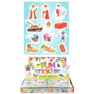 FUN STICKERS &ndash; MUDELL: SINTERKLAAS (120 biċċa)