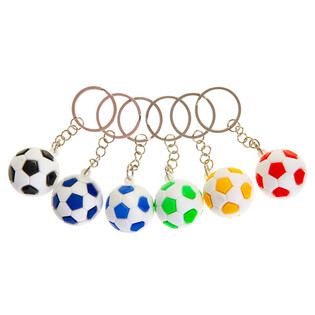 Keyrings tal-Futbol - Mix ta' Kuluri (48 biċċa)