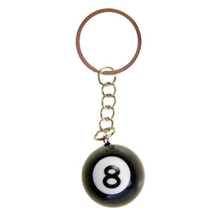 KEYCHAINS TAL-BILLIARD BALL 8 (48 pz.)