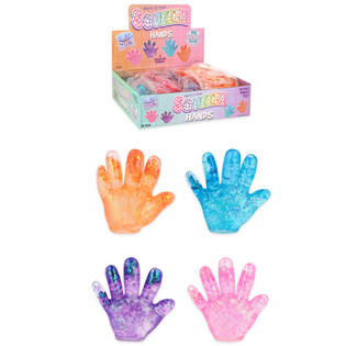 Squeeze Hand - Id tal-Għasir - Kuluri Mħallta - f'Display (12-il biċċa)
