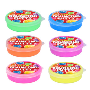 Bouncing Putty, 10g - Kuluri Misti (6 biċċiet)