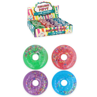 Putty Donuts f'Display ikkulurit - Mix ta' kuluri (24 biċċa)