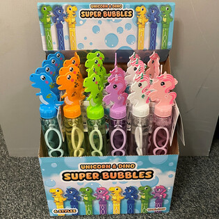Stave tal-Bżieżaq Unicorn u Dinosaur - 120ml - 24 biċċa