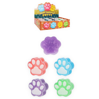 Slajm f'Forma ta' Saqajn tal-Klieb - Paw Shaped Putty (24 biċċa)