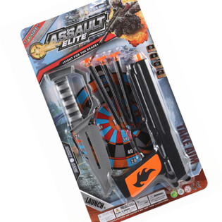 ASSAULT ELITE - Pistola b'Darts tas-Suction u Sikkina (6 biċċiet)