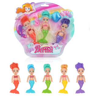 Sett ta' 3 Pupi Sirena fuq Card (6 sets)