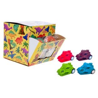 Tipp Pull Back ta' Dinosaur f'Display (50 biċċa)