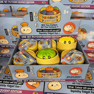 RAGE - Squishy Bun Dumplings KBAR - ONE SET PU FOAM SQUISHY EDITION (12 biċċa)