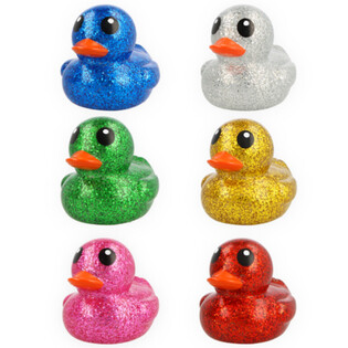 Paperelli tal-Banju Kbar bil-Glitter ikkulurit Mix - 10x8x8 cm (6 biċċa)