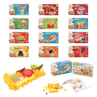 Blokki tal-Bini Fast Food - Settijiet ta' Kostruzzjoni Assortiti f'Display (12-il biċċa)