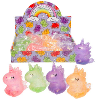 Unicorn Squeeze Toys - f'Kaxxa tal-Wiri (12-il biċċa)