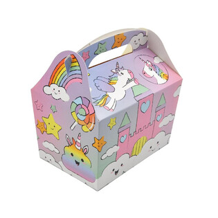 KAXXA TAL-IKEL: UNICORN - Daqs 18.5x12x19 CM - KIDSBOX (24 pz.)
