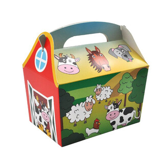 KASSA TAL-KLIJENTI MUDELL: ANNIMALI TAL-RAZZETT - Daqs 18.5x12x19 CM - FOODBOX - KIDSBOX (24 biċċa)