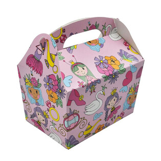 KAXA TAL-IKLA GĦAT-TFAL: PRINĊIPESSA - Daqs 18.5x12x19 CM - FOODBOX (24 biċċa)