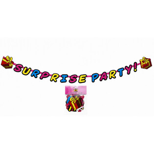 KITT TA&rsquo; BANNER SURPRISE PARTY - TUL: 180 CM (6 pcs)