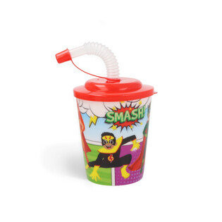 TAZZA TAX-XORB / ĠELAT BIL-FORKINA U T-TIBNA - SUPERHERO (12-il biċċa)