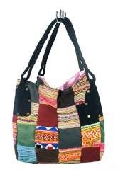 B-Fair Borża Patchwork Kbira Sewda - Magħmula bl-Iskart (1 pz)