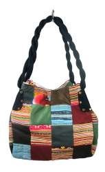 B-Fair Borża Patchwork Żgħira Sewda - Magħmula bl-Id (1pc)