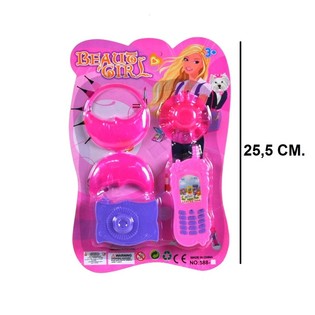 Sett tas-Sbuħija Beauty Girl fuq Karta (6 pz.)