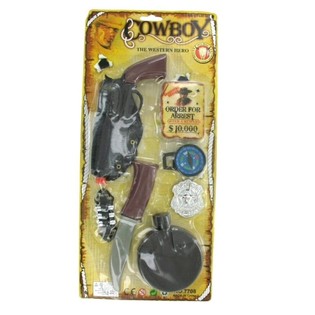 Sett ta' Cowboy fuq Kartuna - Mudell 3 (6 biċċiet)