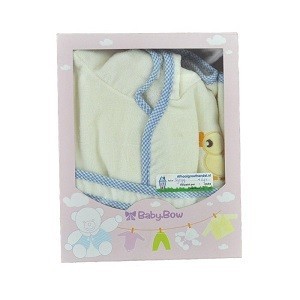 Bathrobe tat-Tfal BABY BOW Isfar / Blu