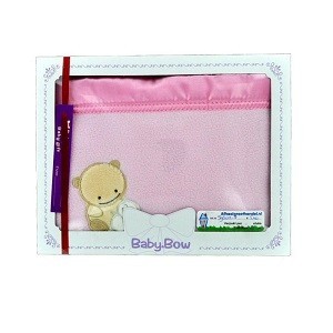 GĦATA FLEECE BABY BOW - ROŻA