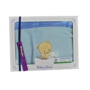 Kutra tal-Fleece għat-Tfal Baby Bow - Blu