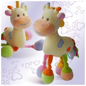 BABY BOW Soft Toy - Ġiraffa
