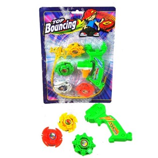 SET TA' 4 BOĊĊI (SPINNING TOPS) FUQ KARD KBIRA (5 biċċiet)